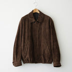 GOAT SUEDE ZIP JACKET #BROWN [ST.1551]