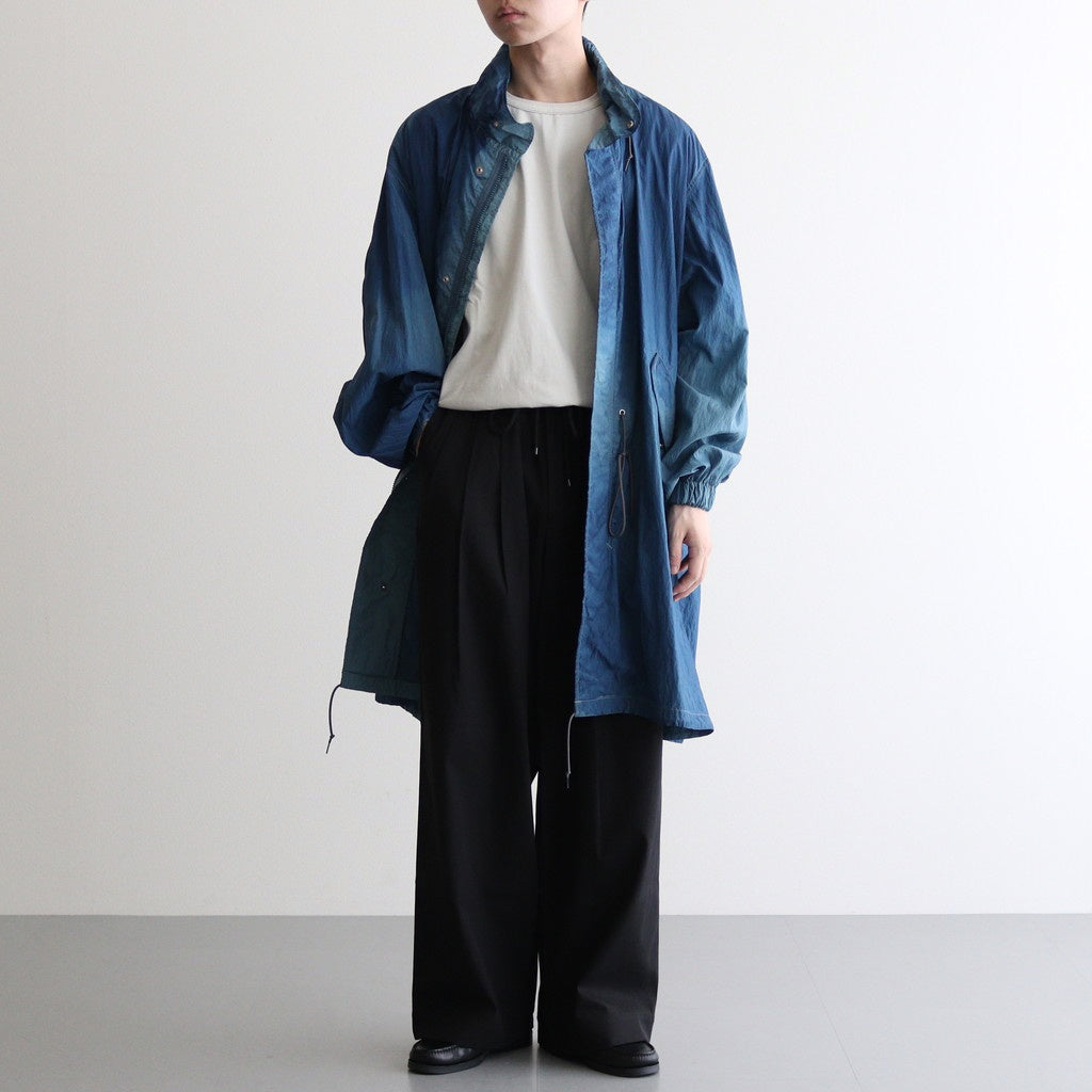 SPRAY PRINTED NYLON SNOWPARKA #OCEAN BLUE [YK23SS0462C] _ YOKE