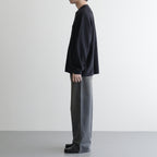 Crepe Knit Shirt #BLACK [2601-006]