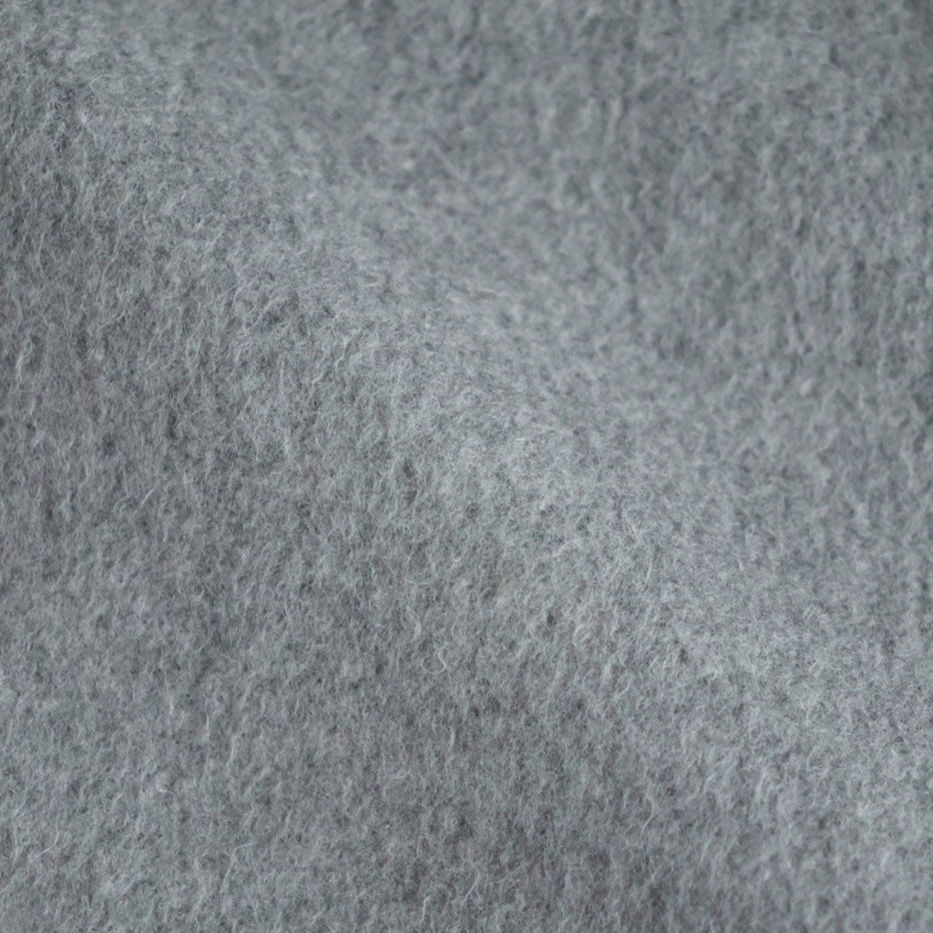 PURE SILK COMFORT FLEECE ZIP BLOUSON #TOP GRAY [A26AB01SF]