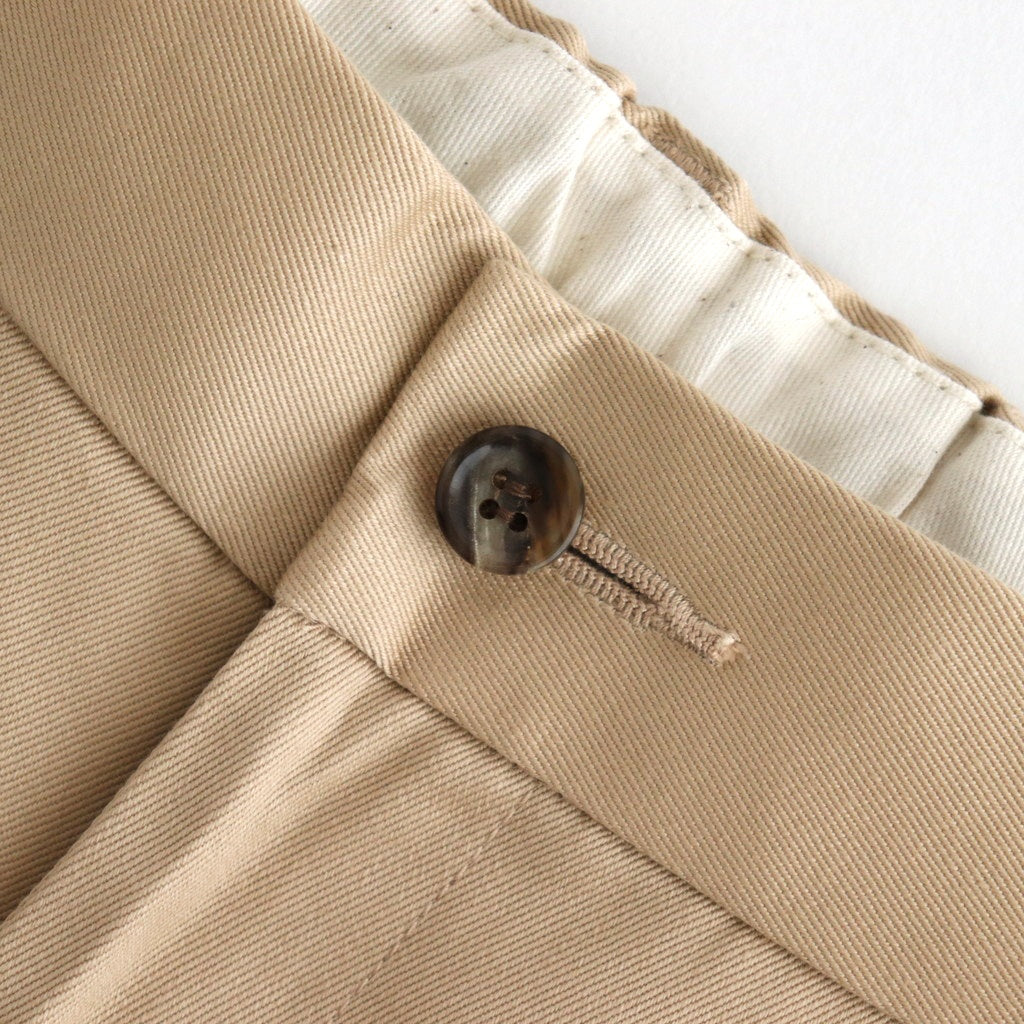 Westpoint Chino Wide Straight Trousers #BEIGE [GM253-40150B]