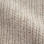 Women's Cable C/N Cardigan #BEIGE [2503-021]