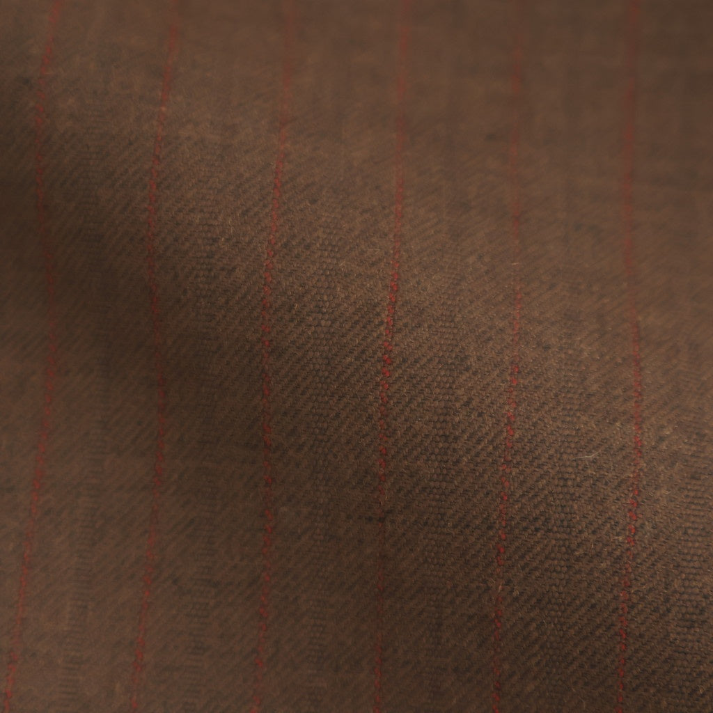 BLUEFACED WOOL JACKET #BROWN RED STRIPE [A25AJ01BS]