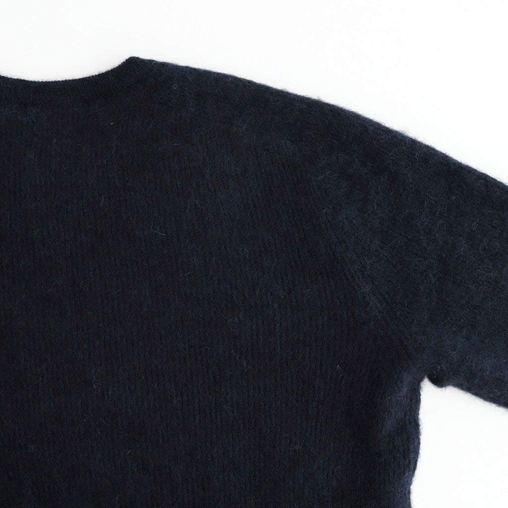 BABY SURI ALPACA SHEER KNIT P/O #NAVY [A26AP05AK]
