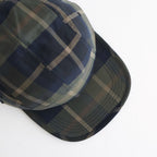 BRIEFING 綿エステルチェック キャップ #KHAKI [HQ-K602-051]