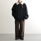 MOUTON COLLAR PADDED JACKET #DARK NAVY [ST.1377]