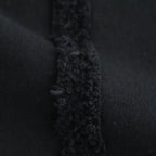 綿裏毛 製品洗丸首スウェット #BLACK [HP-T014-051]