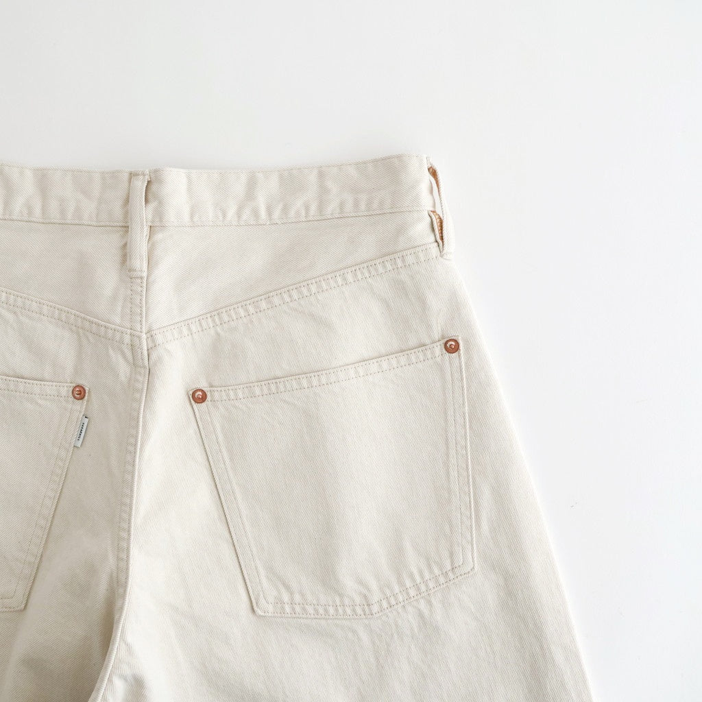 TATTOO FLASH PRINT MODERN DENIM WIDE CUT #ECRU [26440414