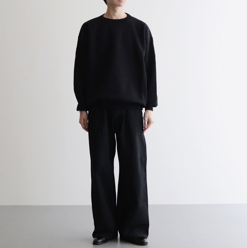 SMOOTH SOFT SWEAT P/O #BLACK [A24AP03TU]