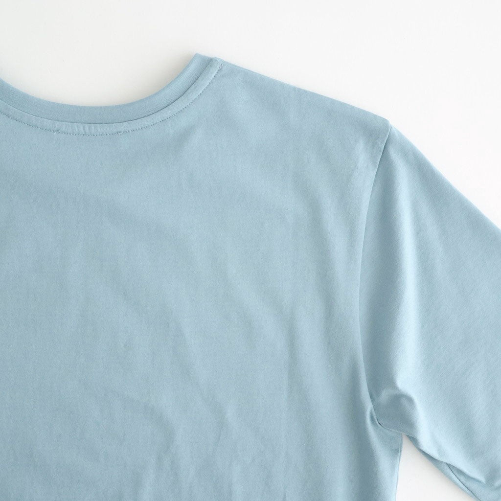 SUVIN 60/2 PERFECT SHORT-SLEEVE T-SHIRT #SAX [KKAGLM0013]