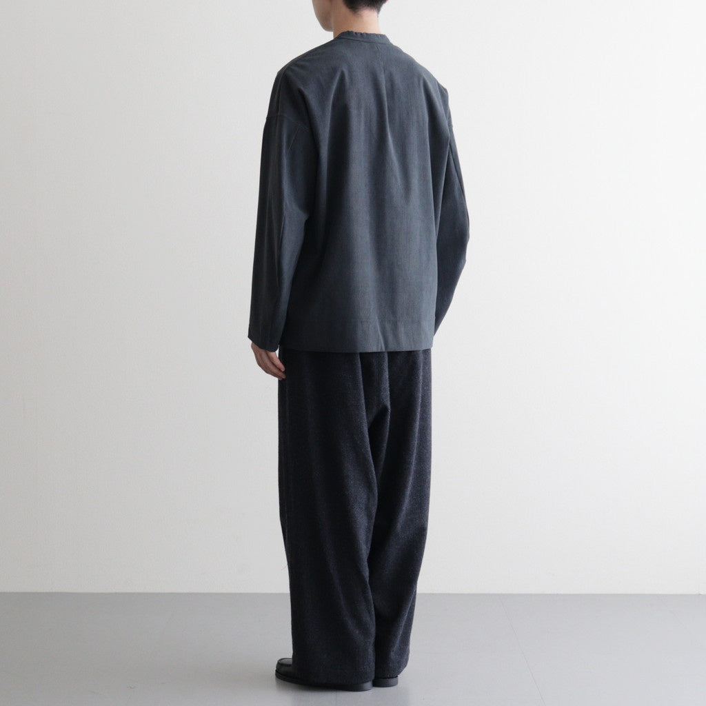 FSNMTD - ポリエステル・経編コーデュロイ カーディガン #90 Grey [SN_FR1501TD]