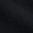 WOOL/CASHMERE FLEECE SINGLE BREASTED JACKET #BLACK [ST.1268]