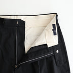 ウールエステルヘリンボーントラウザーズ #BLACK [HP-P001-051]