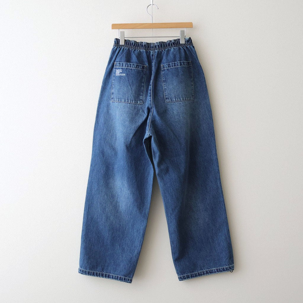 CORPORATE DENIM EASY PANTS #DARK WASH [FSC261-40209FB]