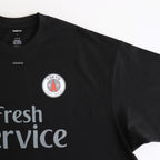 CORPORATE PRINTED S/S TEE ”FOOTBALL” #BLACK [FSC251-70185]