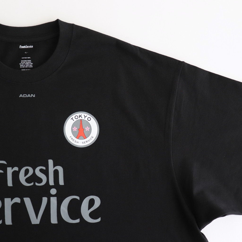 CORPORATE PRINTED S/S TEE ”FOOTBALL” #BLACK [FSC251-70185]