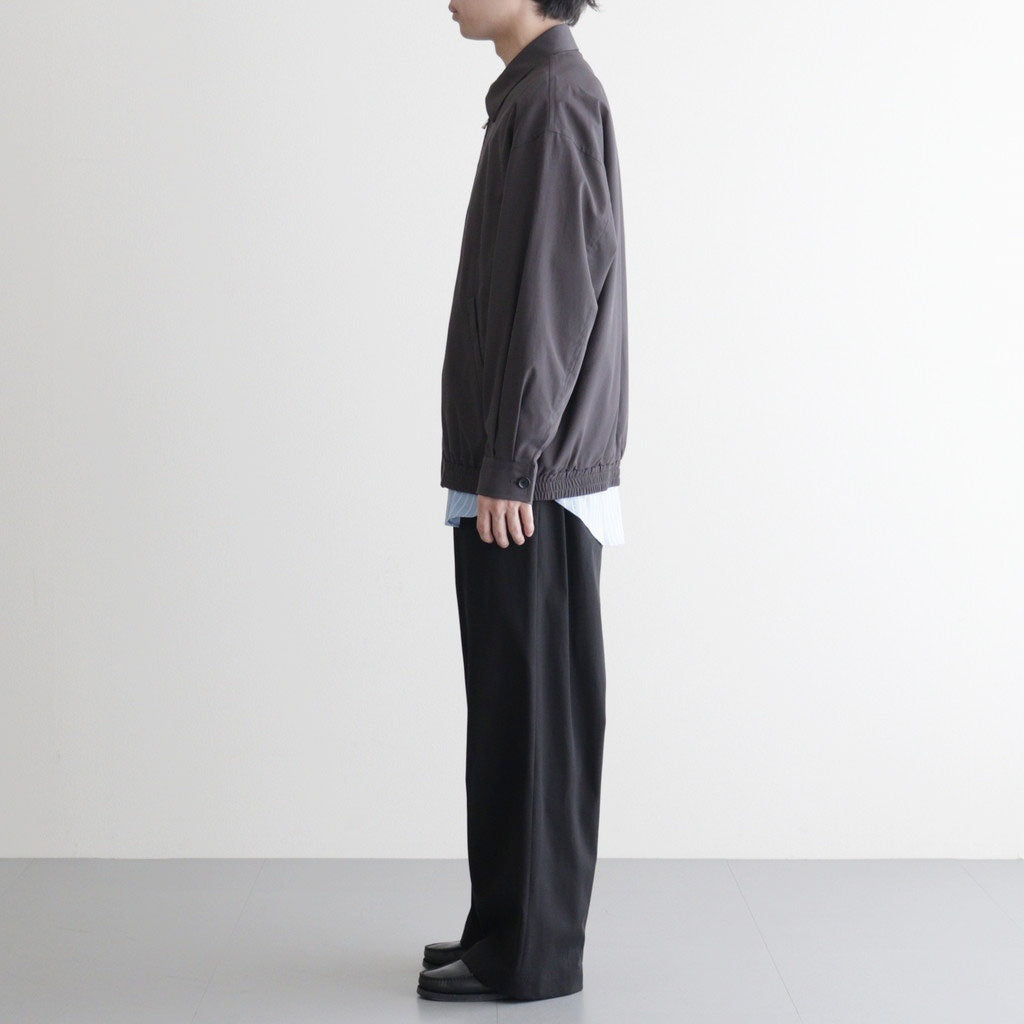 Brushed Cotton Gabardine Swing Top Jacket #CHARCOAL [GM261-30394]