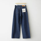 Wide Denim Pants #INDIGO [ID-PT61]