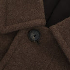 SUPER FINE WOOL MOSSER SOUTIEN COLLAR COAT #TOP BROWN [A25AC01WM]
