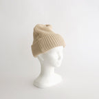 COZY CHUNKY BEANIE #RAW BEIGE [R5075-AW25]