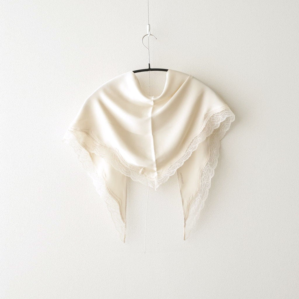 Satin Lace Scarf #IVR [12611027]