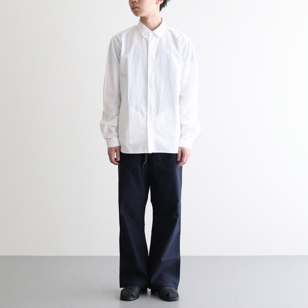 US NAVY PANTS #NAVY SATIN [22651] _ YAECA | ヤエカ – ciacura