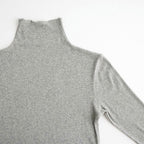 Soft Fraise Turtleneck Tops #GRY [12620602]