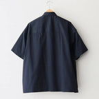 Solotex Twill S/S Oversized Box Shirt #NAVY [GM261-50159B]