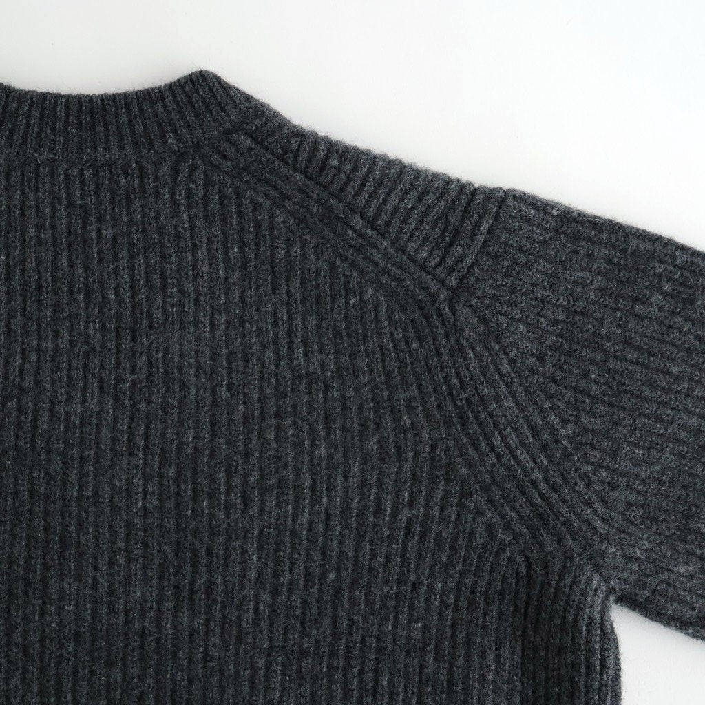 Rib Short Length P/O #CHARCOAL [I25AW-K1]