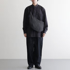 エステルグリッドチェック ショルダーバッグ #BLACK [HQ-K202-051]