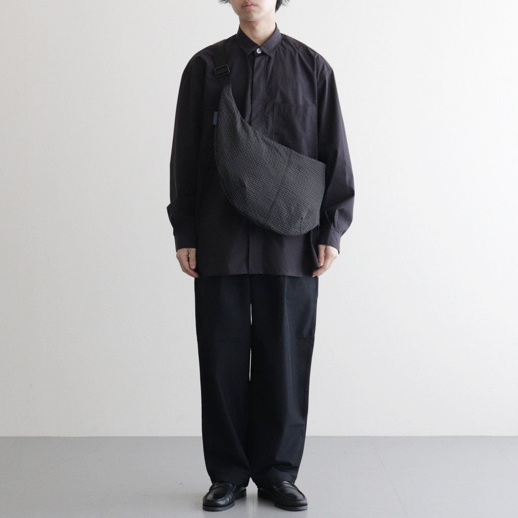 エステルグリッドチェック ショルダーバッグ #BLACK [HQ-K202-051]