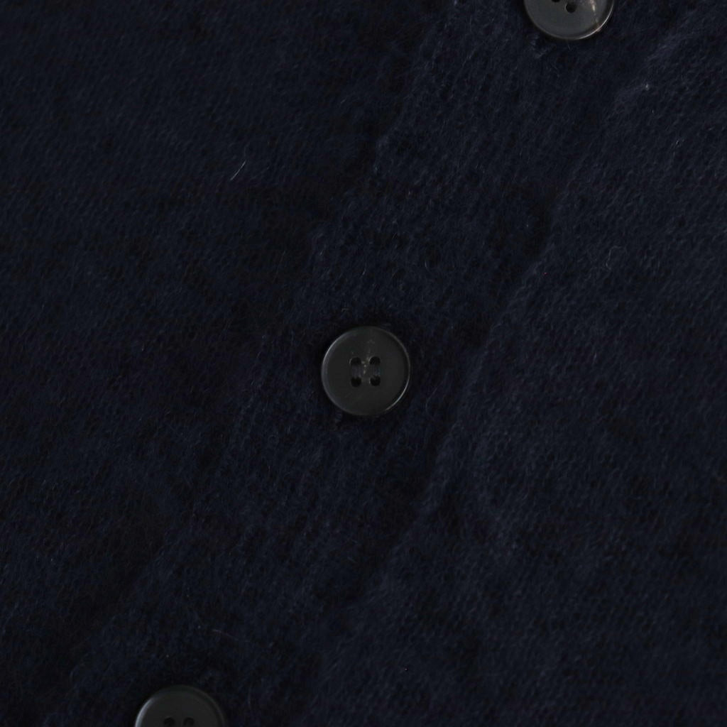 KID MOHAIR SHEER KNIT POLO #NAVY [A25SP05FG]