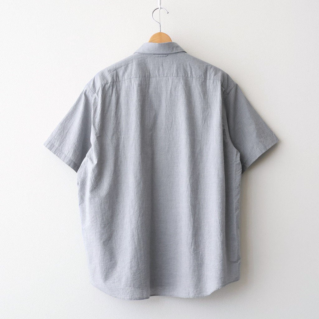 Button Shirt – Wide S/S #GRAY [11061113]