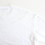綿天竺 製品プリント S/S ポケットTシャツ #WHITE [HO-T015-051]