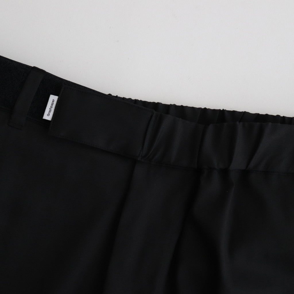 Solotex Twill Wide Tapered Chef Pants #BLACK [GM243-40326B]