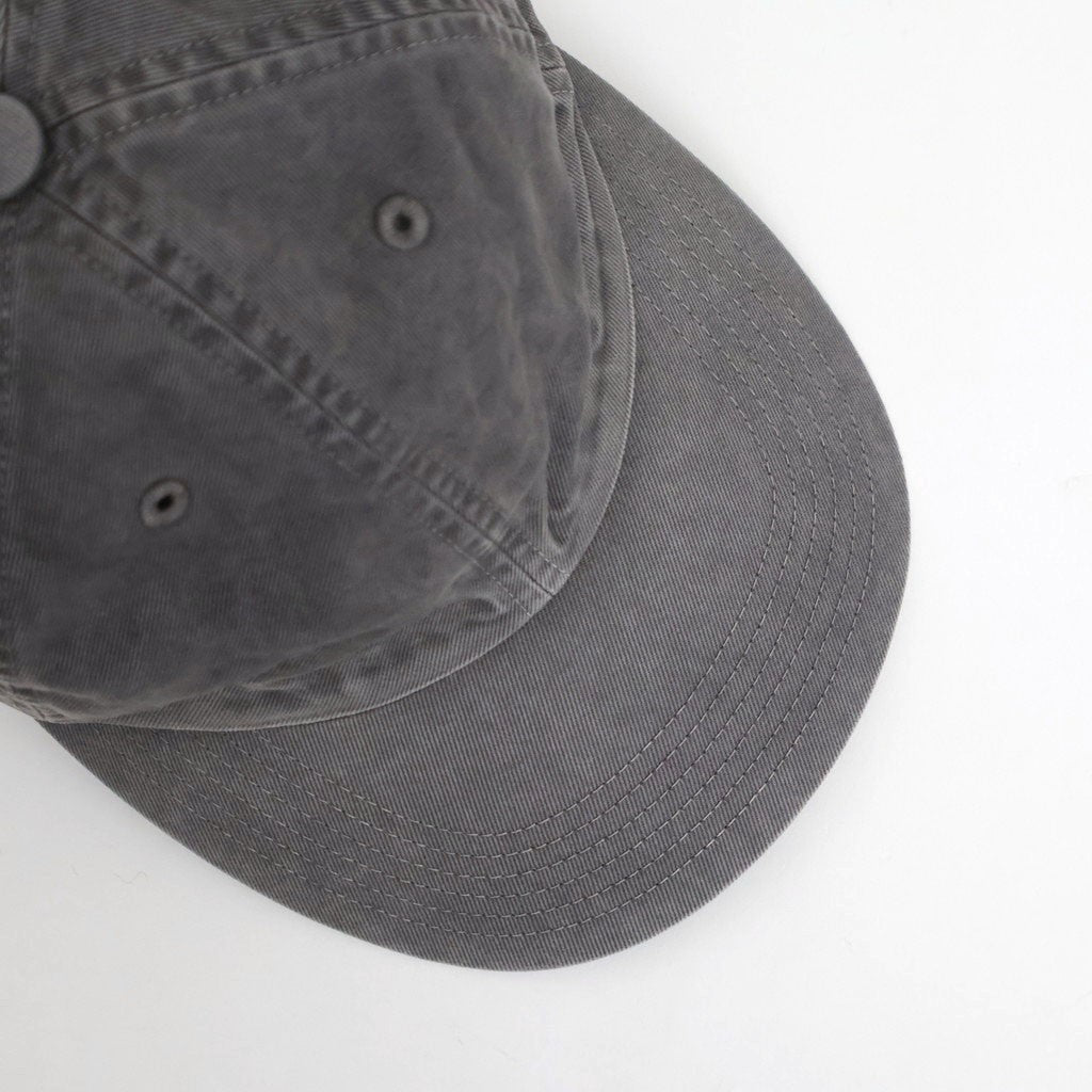 GARMENT-DYED FINX CHINO CAP MADE BY KIJIMA TAKAYUKI #INK BLACK [A26SC02KT]