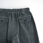 Corduroy 1Pleated Easy Trousers #Black [YK26FW01339P]