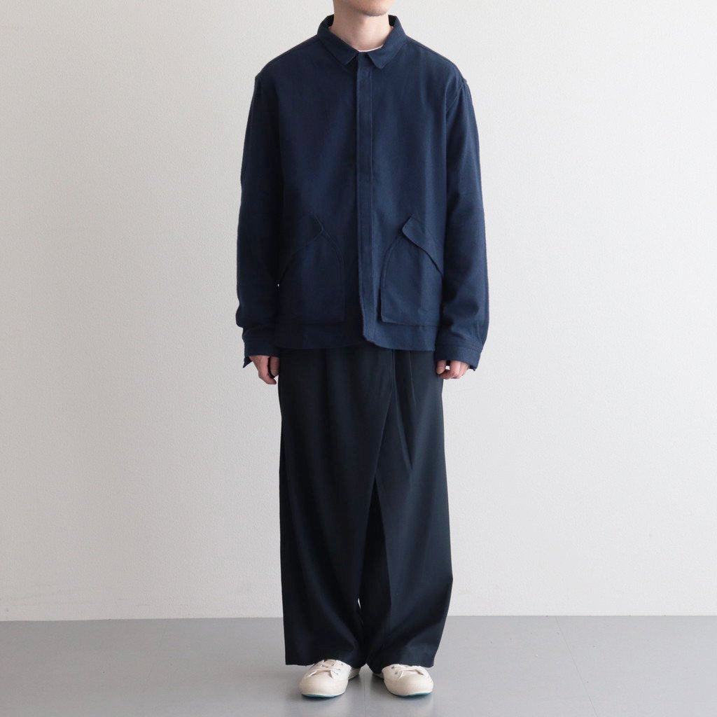 松阪木綿のポケットシャツ #NAVY