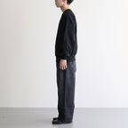 LIGHT OZ CREW NECK SWEAT - COLLEGE #BLACK [FSC253-70017]