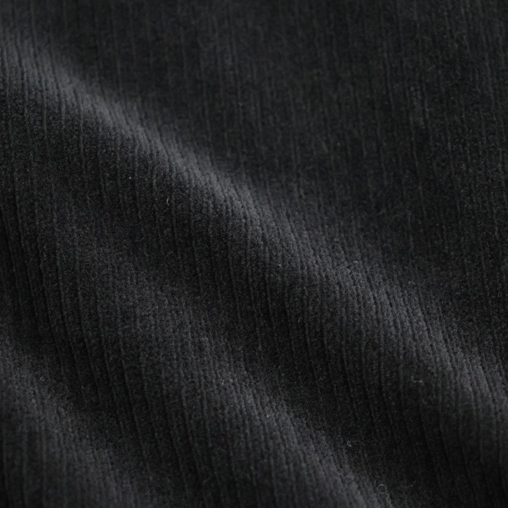 Soft Knit Corduroy Wide Tapered Chef Pants #BLACK [GM263-40112B]