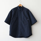 ナイロンタッサー S/S シャツ #NAVY [HQ-B021-051]