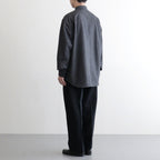 ウールフラノトラウザーズ #BLACK [HP-P035-051]