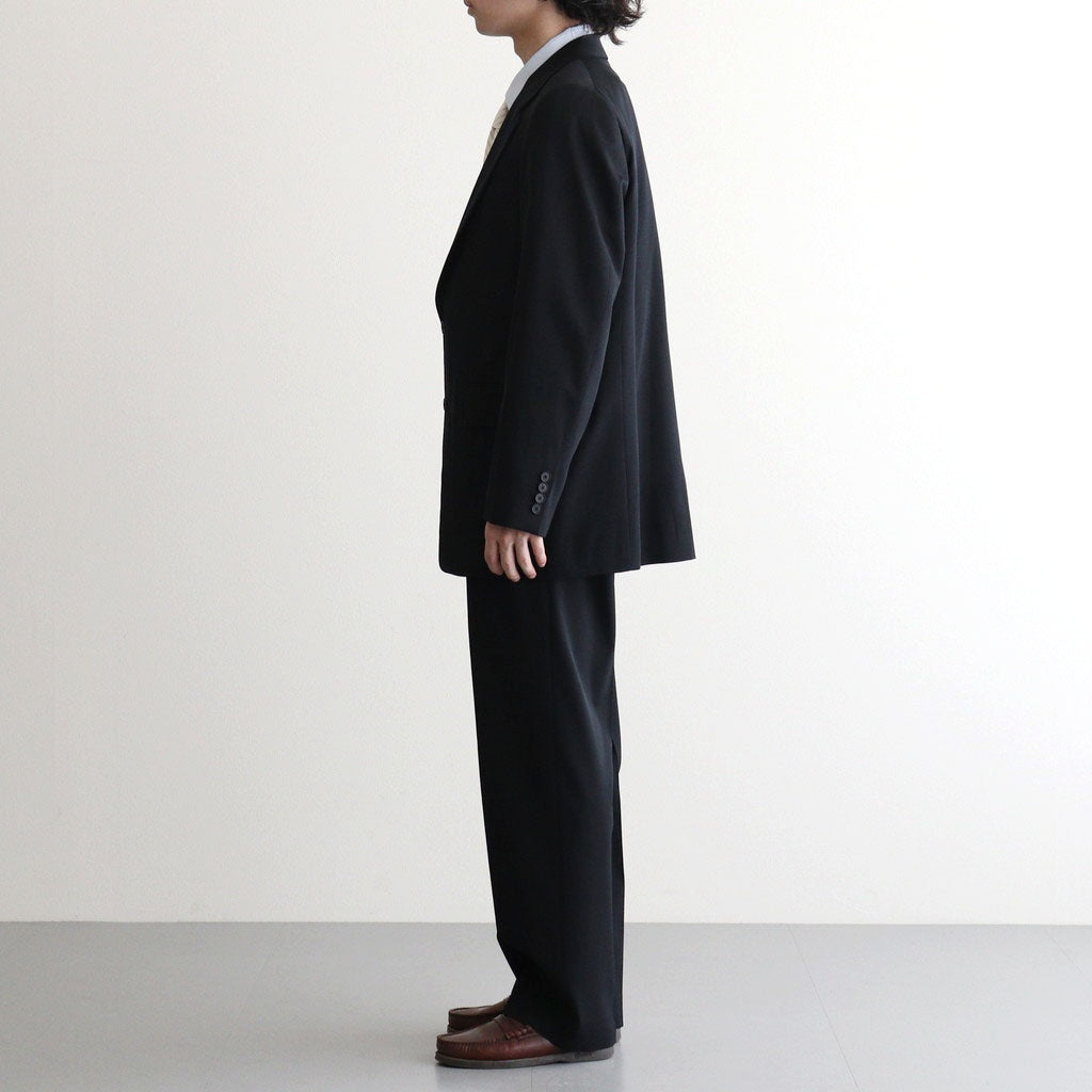 LIGHT WOOL MAX GABARDINE JACKET #TOP BLACK [A26AJ01MG]