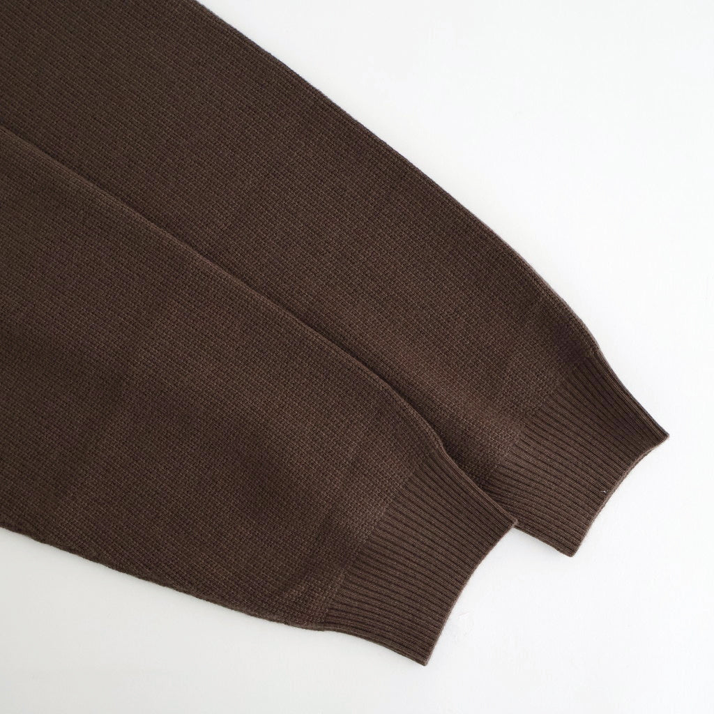 V Neck P/O #BROWN [2503-005]