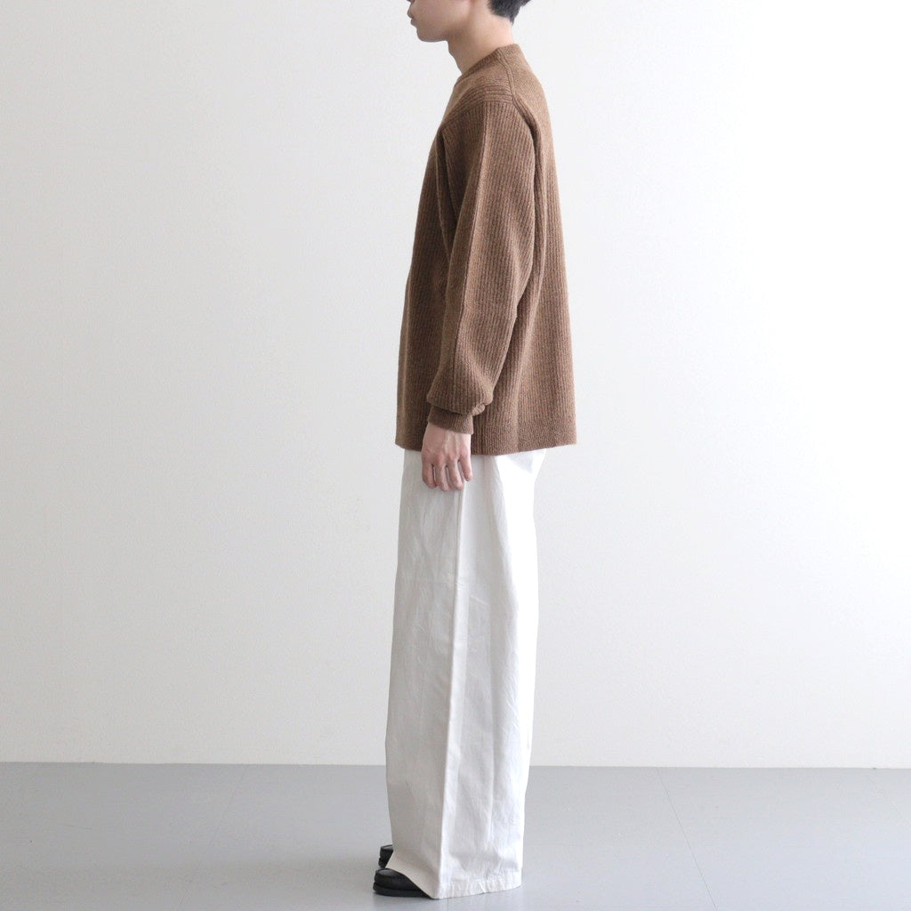 Natural Wool Knit #NATURAL BROWN [11052201]