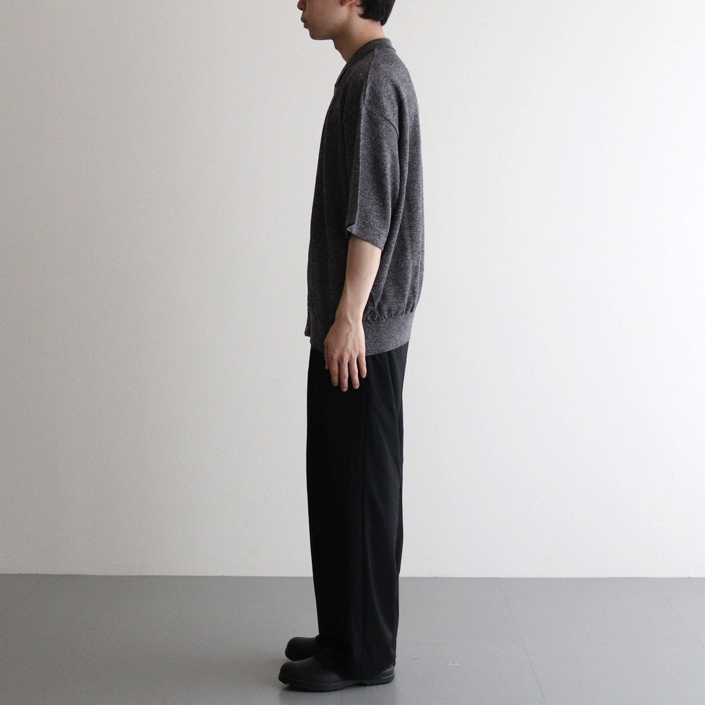 Linen S/S Shirt #Navy [2501-014]