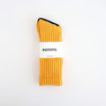 LOOSE PILE CREW SOCKS #YELLOW [R1334-AW25]
