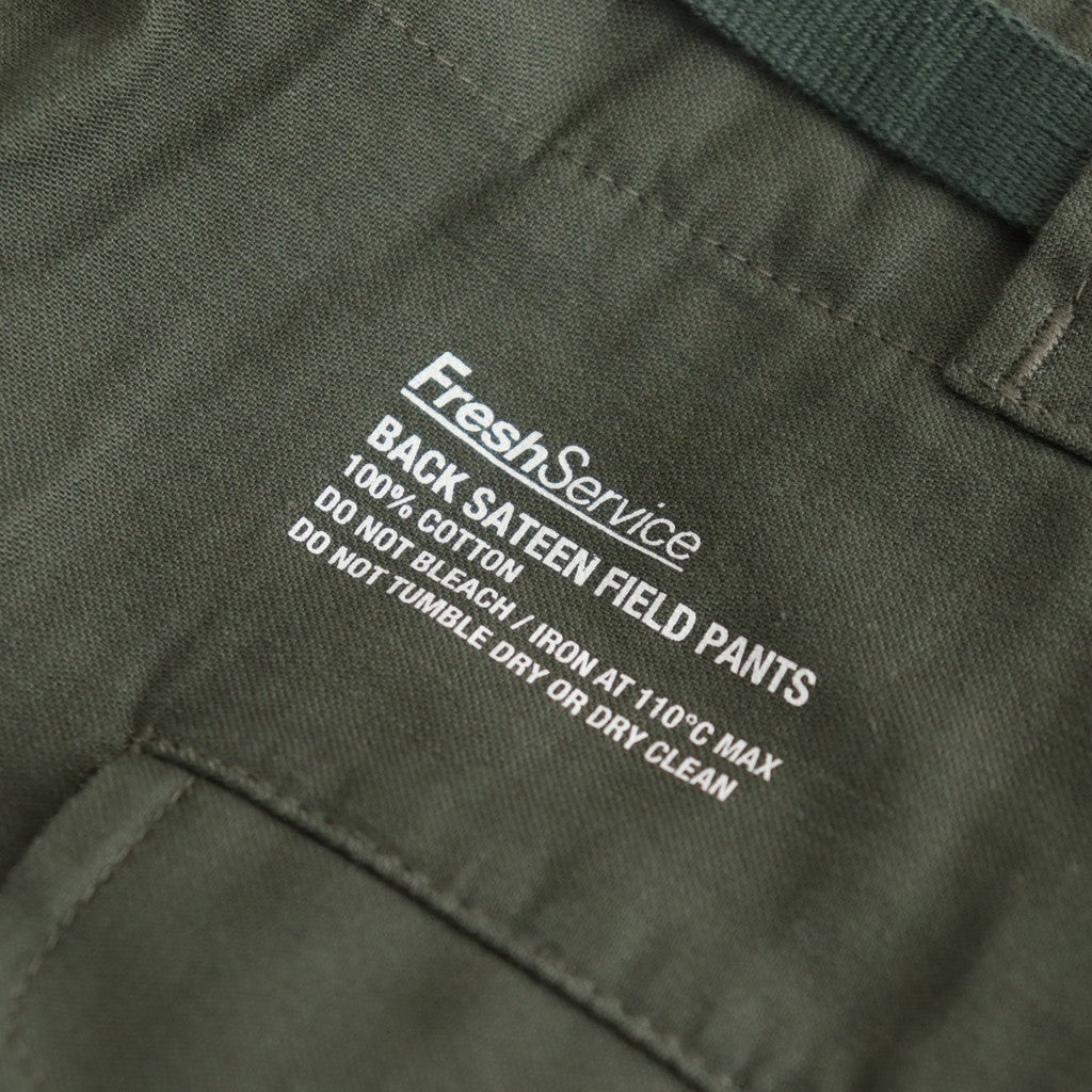 BACK SATEEN FIELD PANTS #GREEN [FSC251-40137]