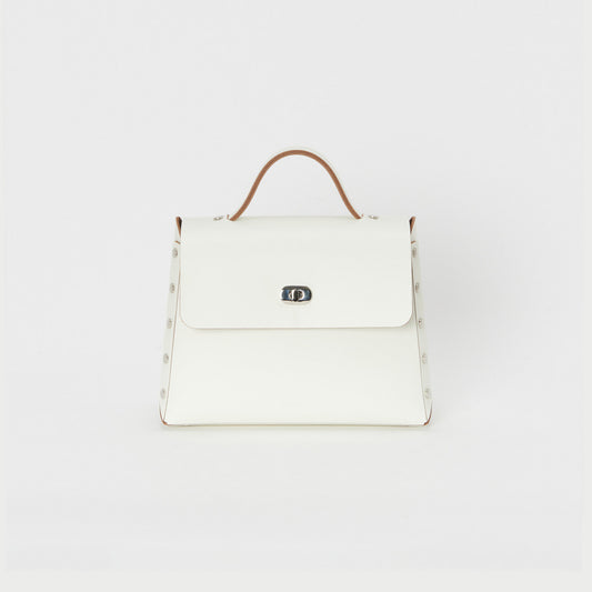 assemble hand bag flap M #white [li-rb-afm]