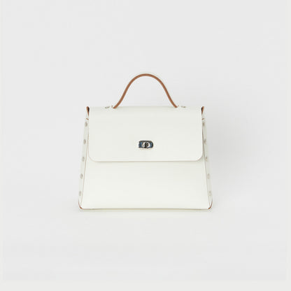 assemble hand bag flap M #white [li-rb-afm]